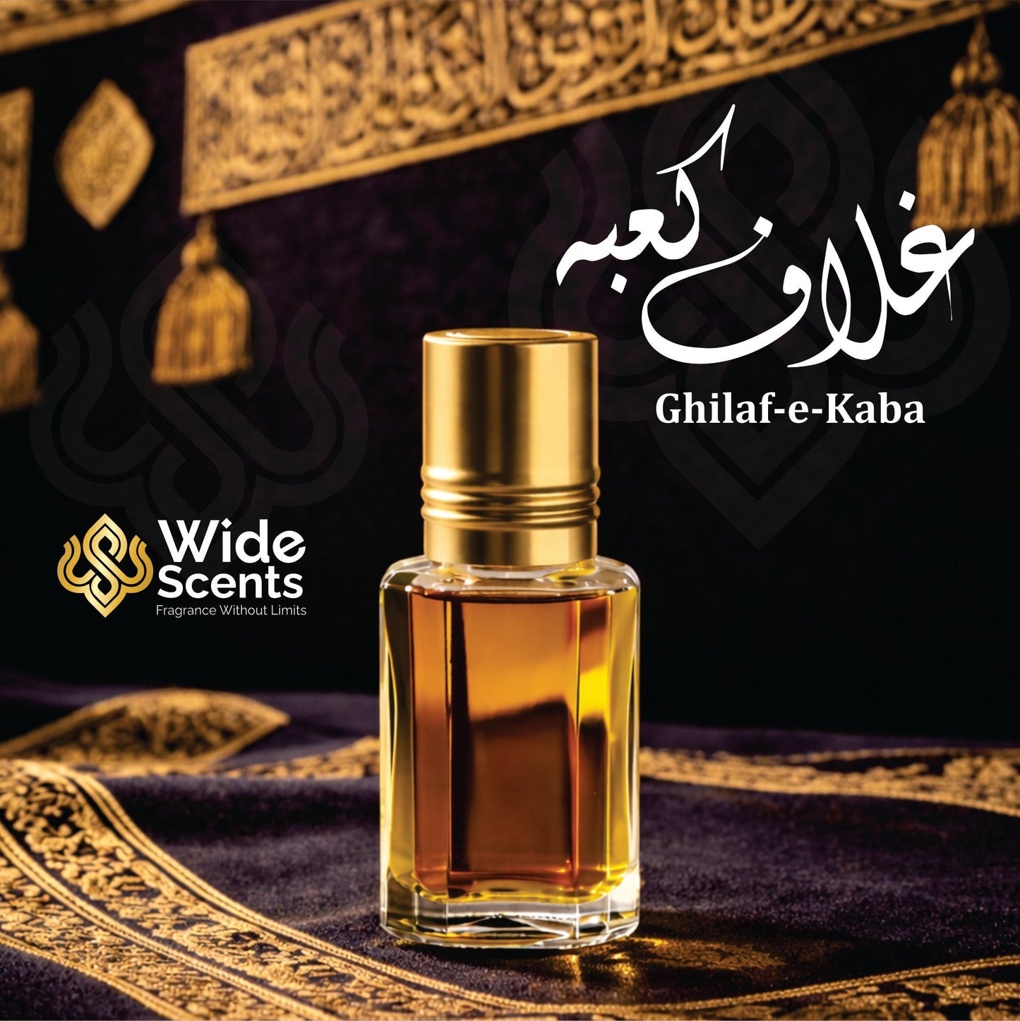 Wide Scents Pure Ghilaf-e-Kaba Attar – Deep & Long-Lasting Attar Wide Scents